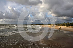 Baltic beach.