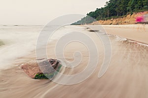 Baltic beach in DziwnÃ³wek - West Pomeranian Voivodeship