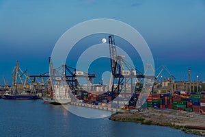 Baltic container terminal in Gdynia