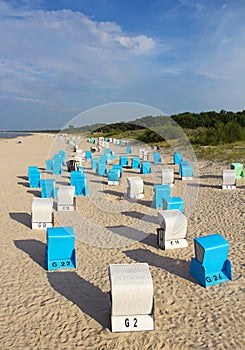 Baltic sea beach in Ahlbeck, Germany