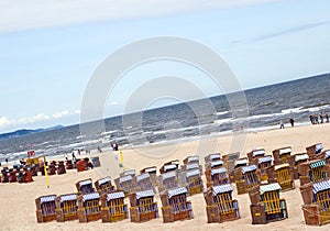 Baltico il mare Spiaggia sedie 