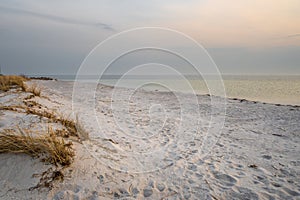 Baltic Sea beach on the Hel Peninsula