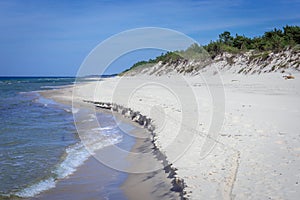 Baltic Sea beach in Poland