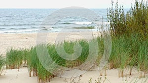 Baltic Sea, beach of Ustka, Poland