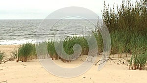 Baltic Sea, beach of Ustka, Poland