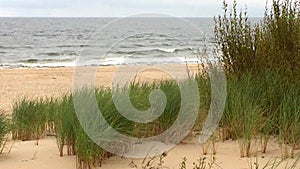 Baltic Sea, beach of Ustka, Poland