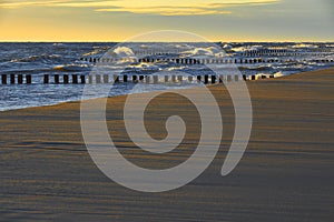 Baltic sea at beautiful landscape