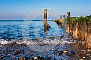 Baltic Sea coast in Graal Mueritz, Germany