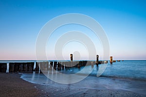 Baltic Sea coast in Graal Mueritz, Germany photo