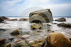 Baltic Sea coast on the island Ruegen, Germany