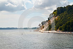 Baltic Sea coast near Sellin on the German island of Ruegen