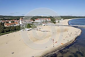 Baltic Sea coast - Pier in Sopot, Poland