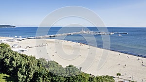 Baltic Sea coast - Pier in Sopot, Poland