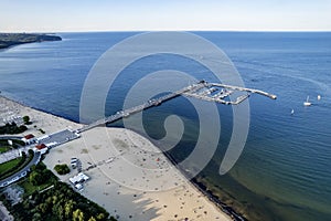 Baltic Sea coast - Pier in Sopot, Poland