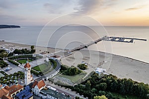 Baltic Sea coast - Pier in Sopot, Poland