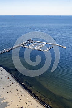 Baltic Sea coast - Pier in Sopot, Poland