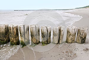 Baltic sea groins