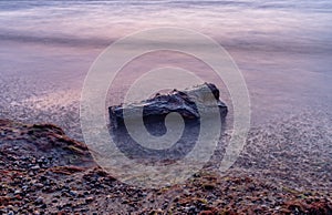 Baltic Sea on the island of RÃ¼gen at Dranske