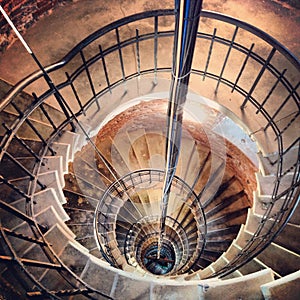 Baltic sea lighthouse stairs