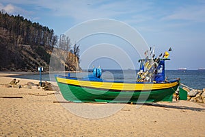 Baltic Sea at the Orlowo cliff