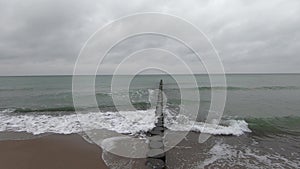 Baltic sea rough water