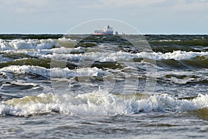 Baltic sea, sea storm