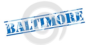 Baltimore blue stamp