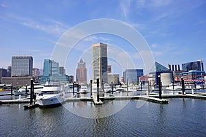 Baltimore inner harbor ship