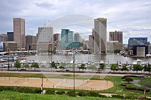 Baltimore Inner Harbor skyline