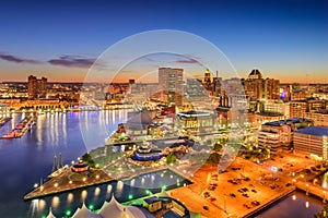 Baltimore Maryland Skyline