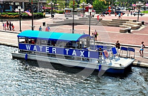 Baltimore, MD: Water Taxi at Inner Harbor