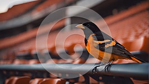 Baltimore Oriole Bird at Stadium