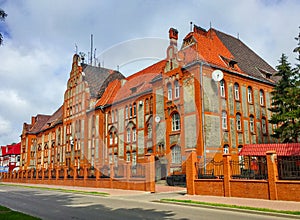 Old German building in Baltiysk