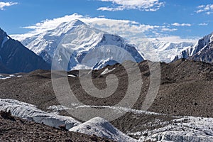 Baltoro kangri peak and Baltoro glacier, K2 trek