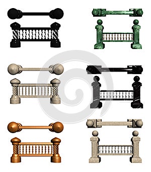 Balusters with columns