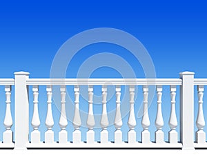 Balustrade with pillar