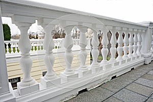 Balustrade with pillar