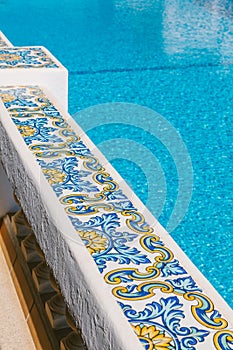 Balustrade in a Swimming Pool photo