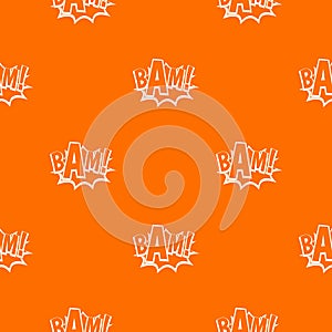 BAM, comic book bubble pattern seamless