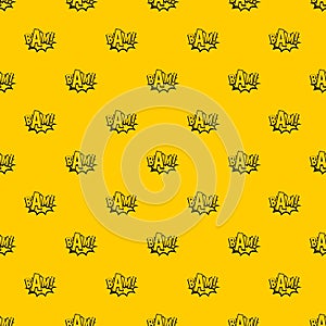 BAM, comic book bubble pattern vector