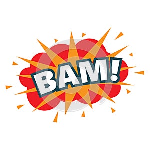 BAM. wording sound effect set.