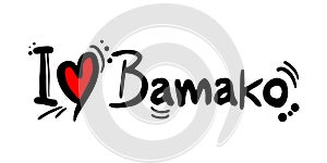 Bamako love message