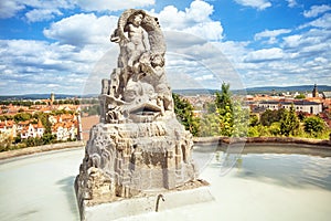 Bamberg Kloster Michaelsberg Brunnen