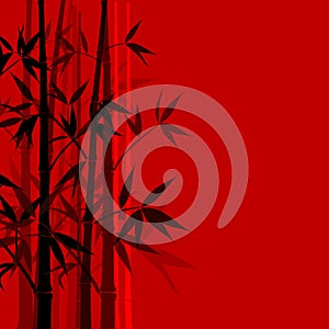 Bamboo background, vector