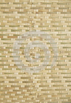 Bamboo basket weave pattern