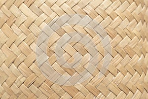 Bamboo basket texture for use as background . Woven basket pattern and texture