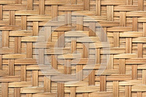 Bamboo basket weave pattern texture background. Background and