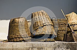 Bamboo baskets