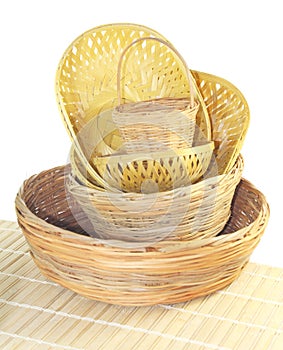 Bamboo baskets