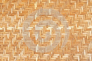 Bamboo brown straw mat, abstract background texture